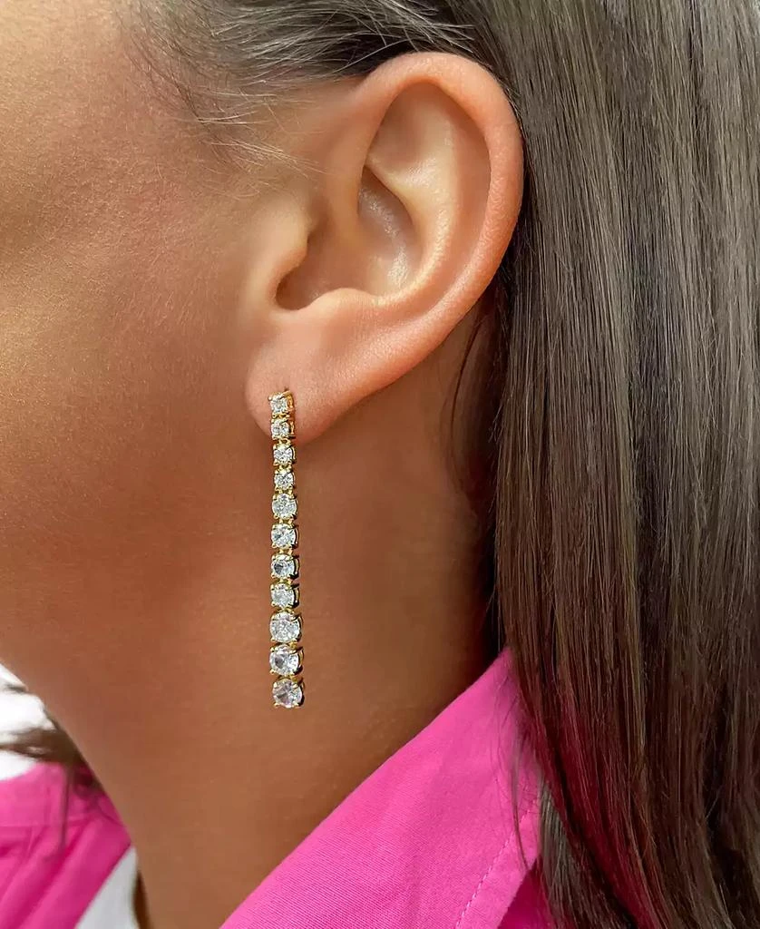 Sterling Forever Natasha Cubic Zirconia Drop Stud Earrings 4