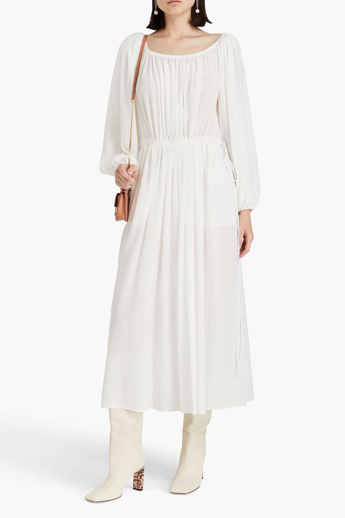Chloé Silk crepe de chine midi dress
