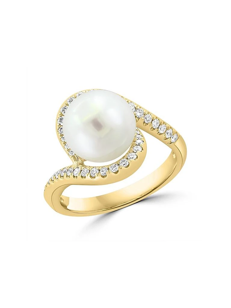 Saks Fifth Avenue Collection 14K Yellow Gold, Freshwater Pearl
0.31 TCW Diamond Ring