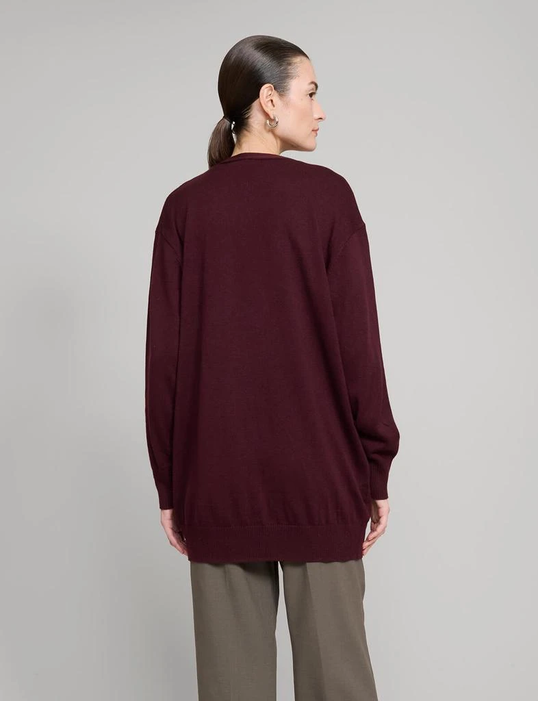 Pixie Market Burgundy Long Cardigan 5