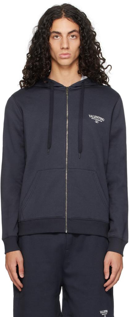 パーカー・フーディ VALENTINO COTTON SWEATSHIRT WITH \"CHAT DE LA MAISON\" PATCH Valentino Garavani Cotton Sweatshirt with Chat De La Maison