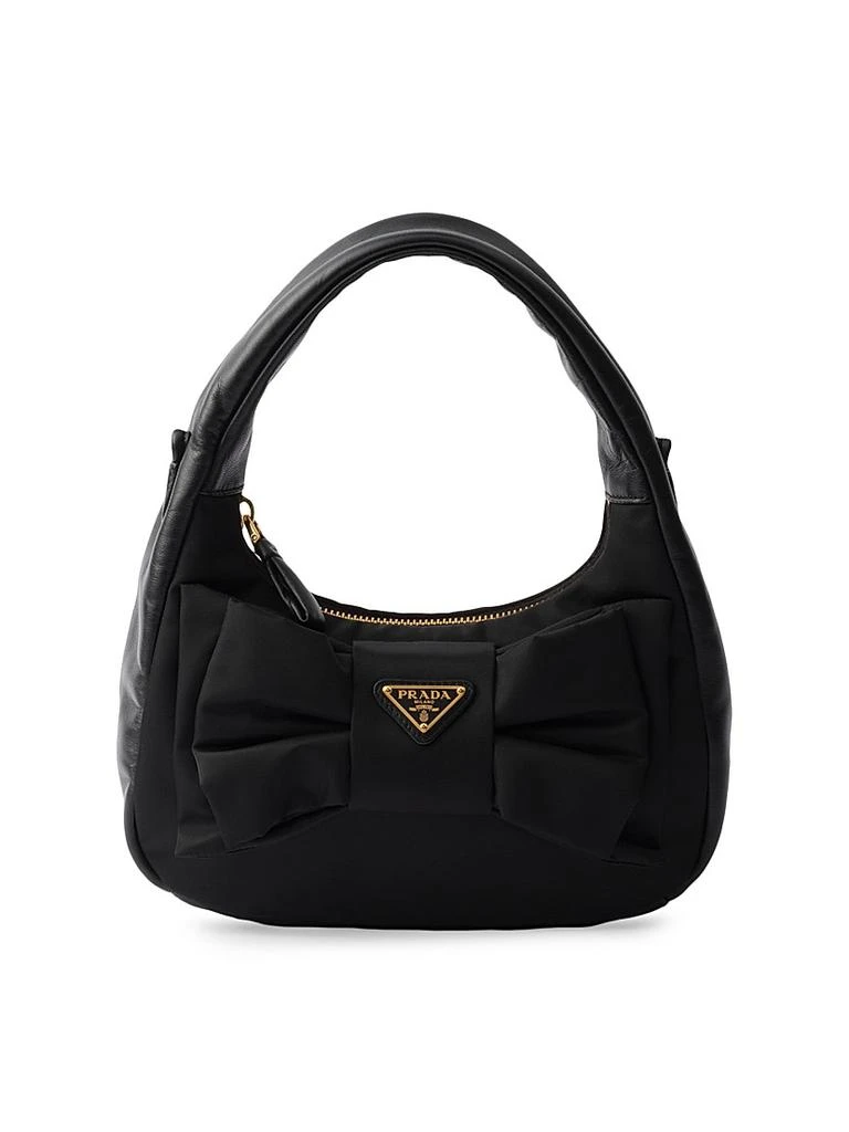 Prada Re-Nylon and Nappa Leather Mini Bag with Bow 1