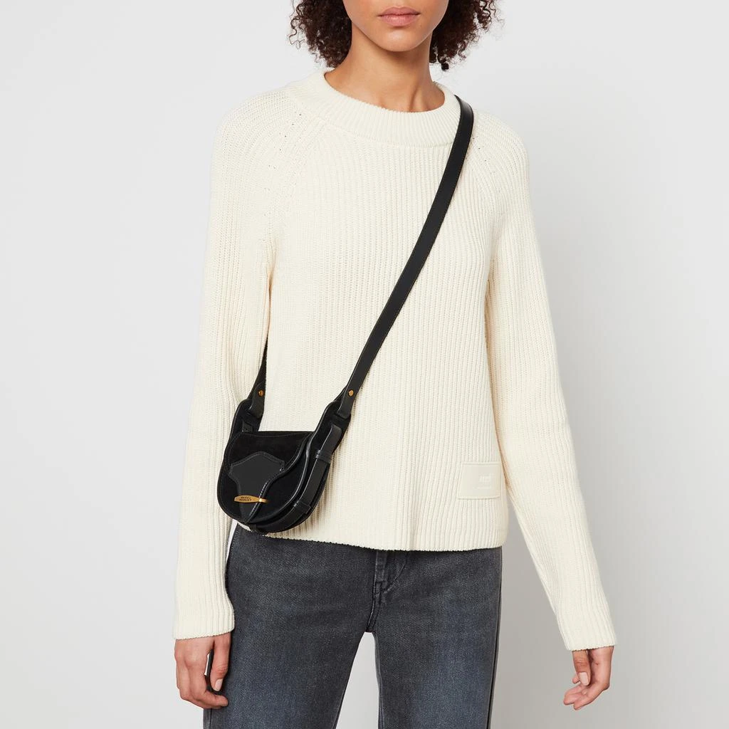 Isabel Marant Botsy Suede Leather Satchel Bag 2
