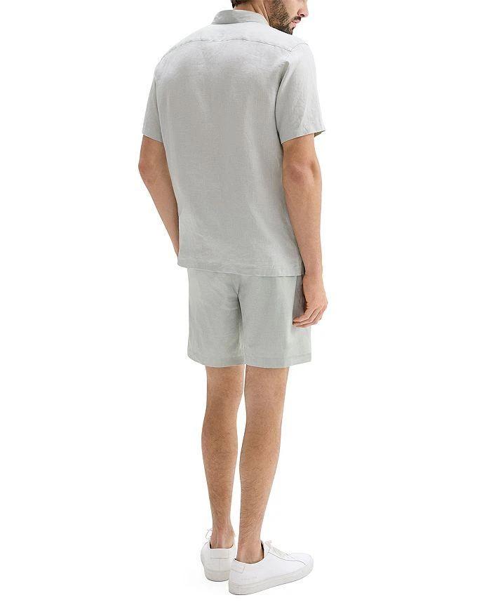 Theory Irving Short-Sleeve Shirt in Relaxed Linen 4