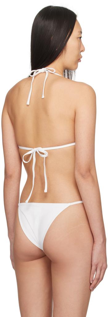 Versace White Medusa '95 Bikini Top - Swimwear - BeyondStyle