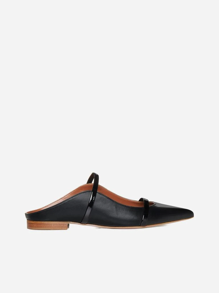 Malone Souliers Maureen Nappa Leather Flat Mules 1