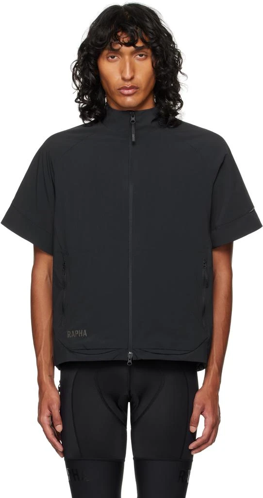 Rapha Black Insulated Short Sleeve Jersey Jacket 1