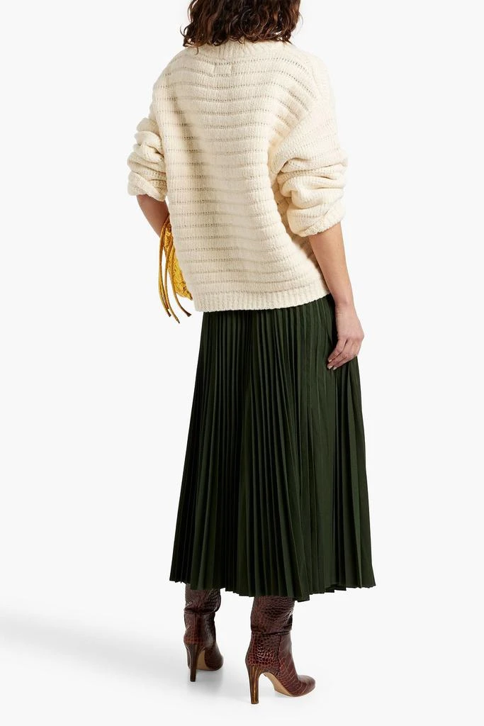 A.L.C. Tatum pleated woven midi skirt 3