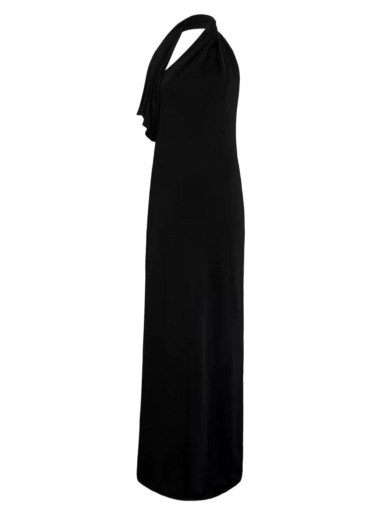 Khaite Roza Draped Halter Gown 1