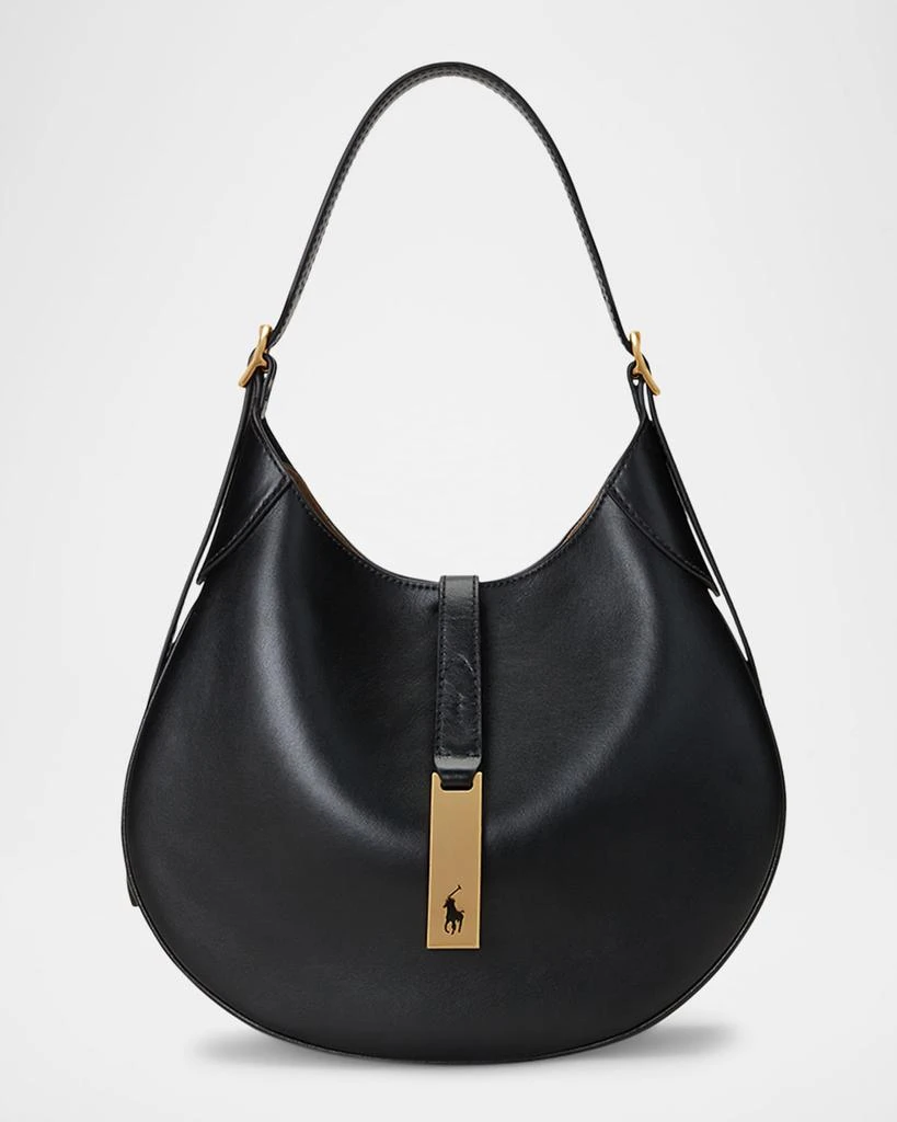 Ralph Lauren Small Sport Leather Shoulder Bag 1