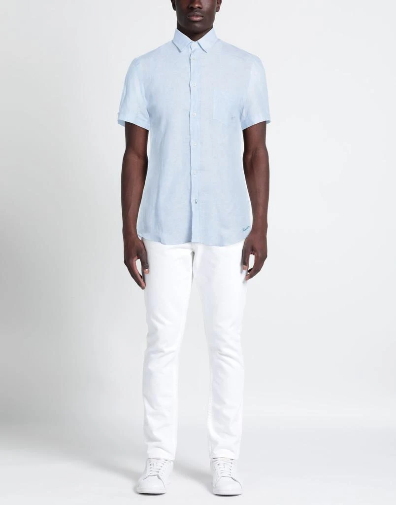 TRUSSARDI JEANS Linen shirt 2
