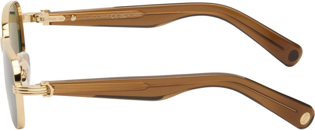 Cartier Brown 'Première de Cartier' Sunglasses 3