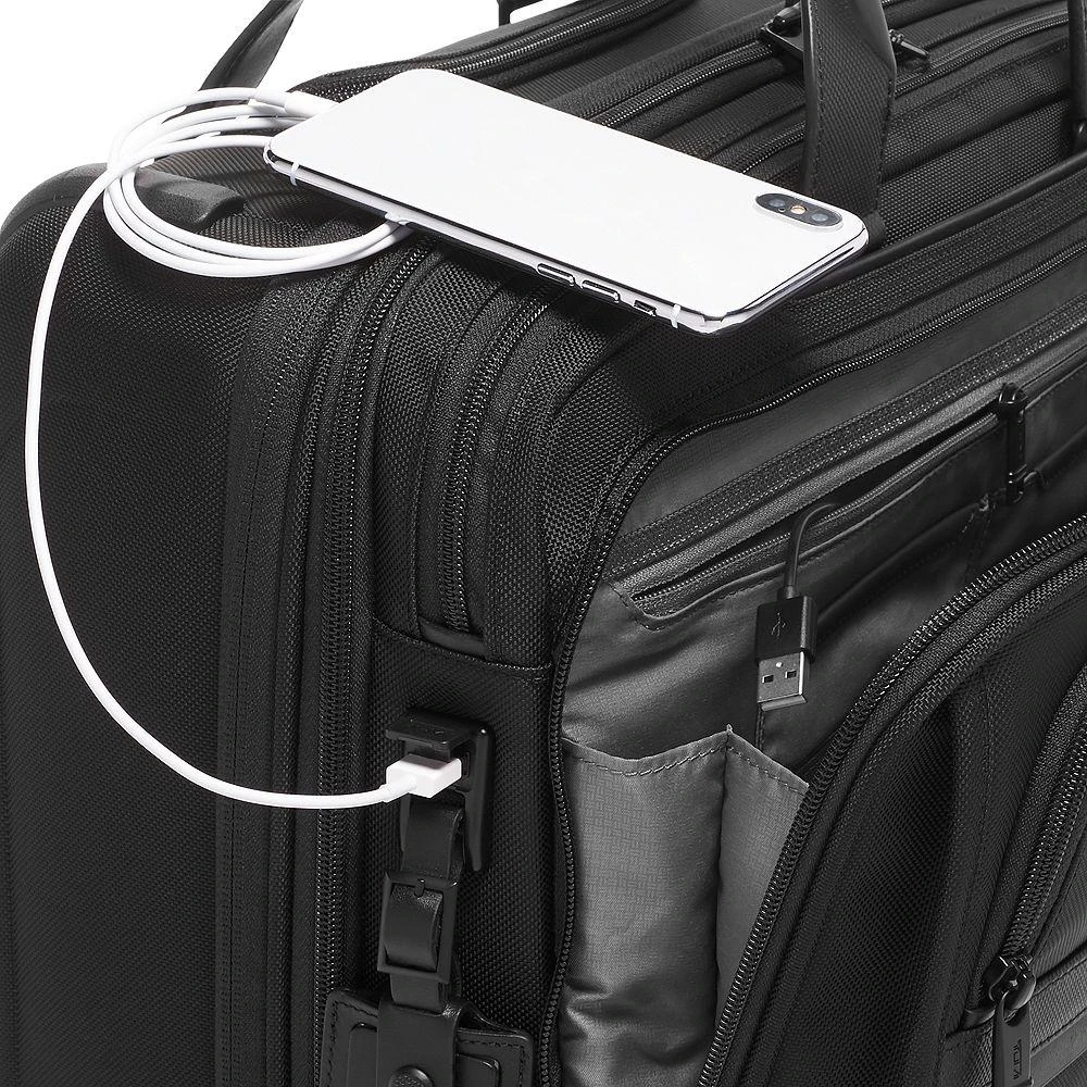 Tumi Alpha 3 Deluxe 4-Wheel Laptop Case Brief 5