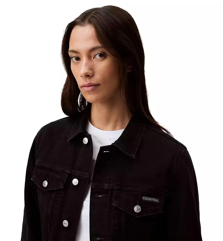 Calvin Klein Women's Classic Denim Trucker Jacket 4