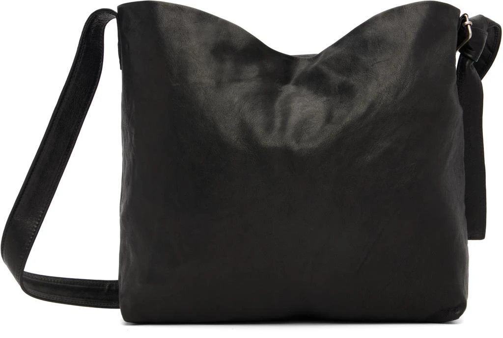 ANN DEMEULEMEESTER Black Runa Medium Soft Shoulder Bag 1