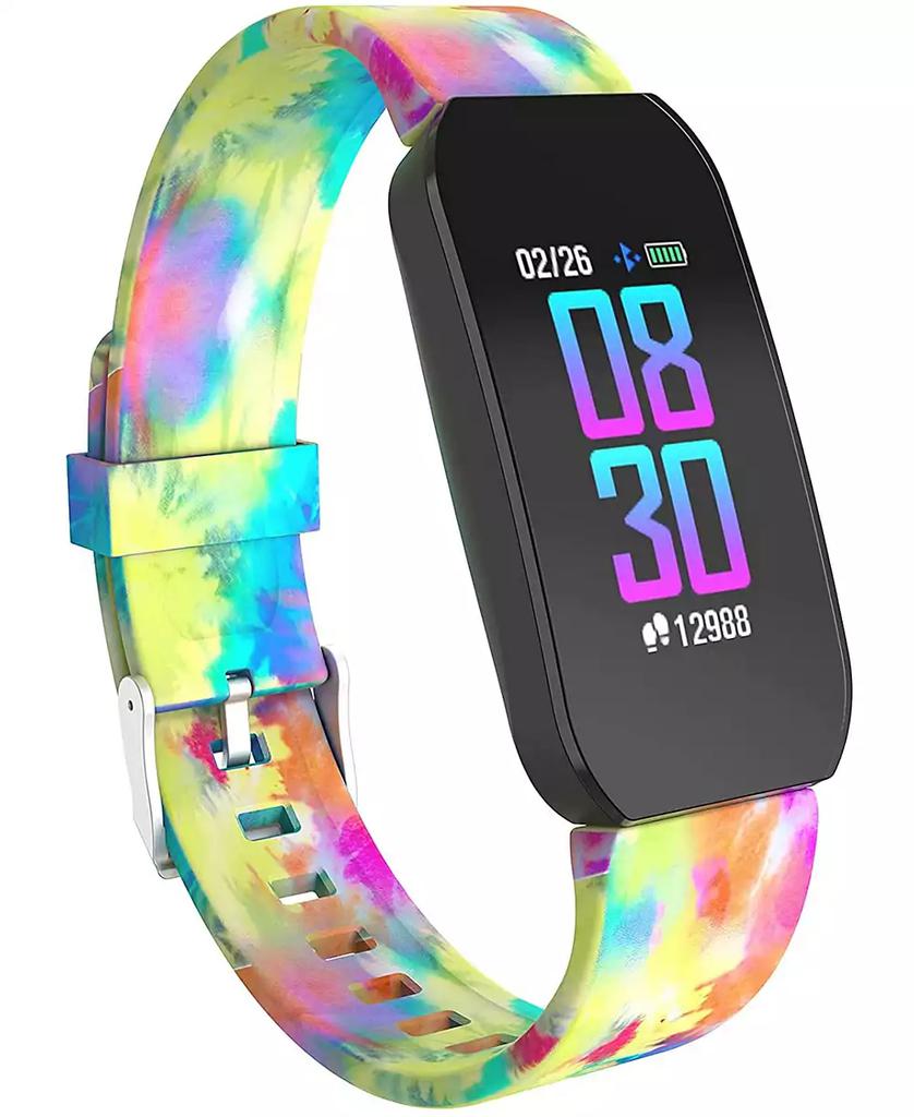 iTouch Unisex Tiedye Silicone Strap Active Smartwatch