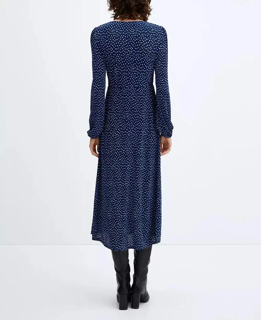 Mango Women's Polka-Dot Midi Dress 2