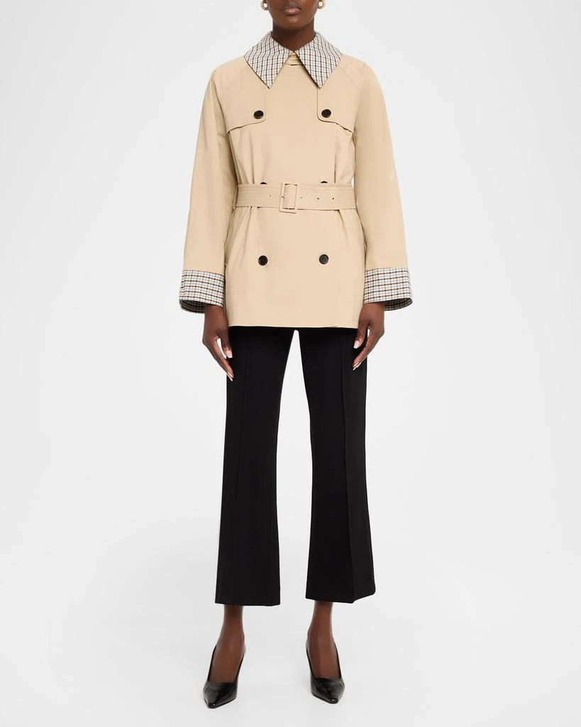 Rails Lucien Gingham Gabardine Trench Coat 2
