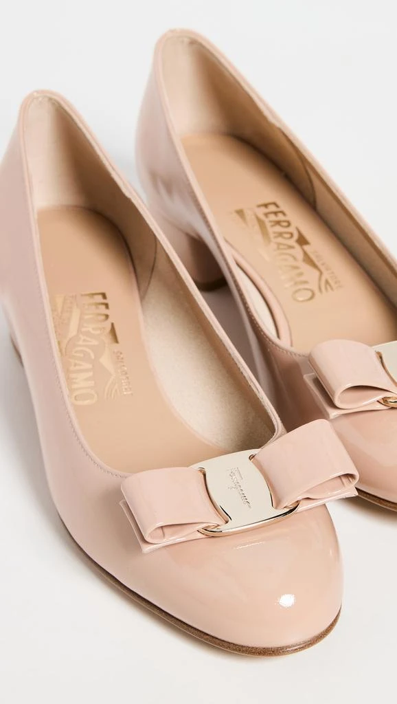 Salvatore Ferragamo Vara Low Heel Pumps 5