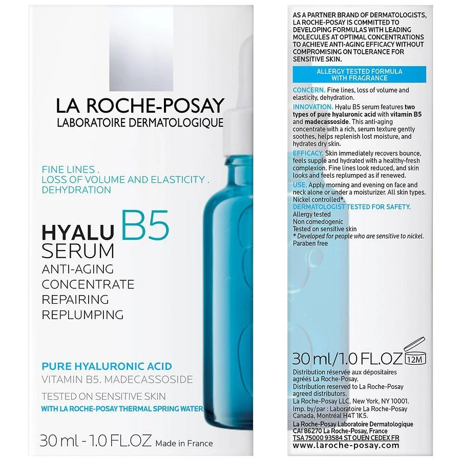 La Roche-Posay Hyalu B5 Pure Hyaluronic Acid Serum for Sensitive Skin 2