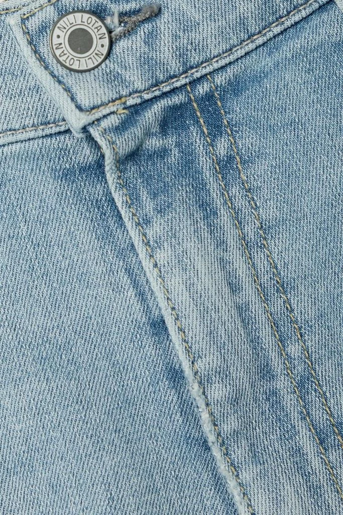 Nili Lotan Boyfriend frayed denim shorts 4
