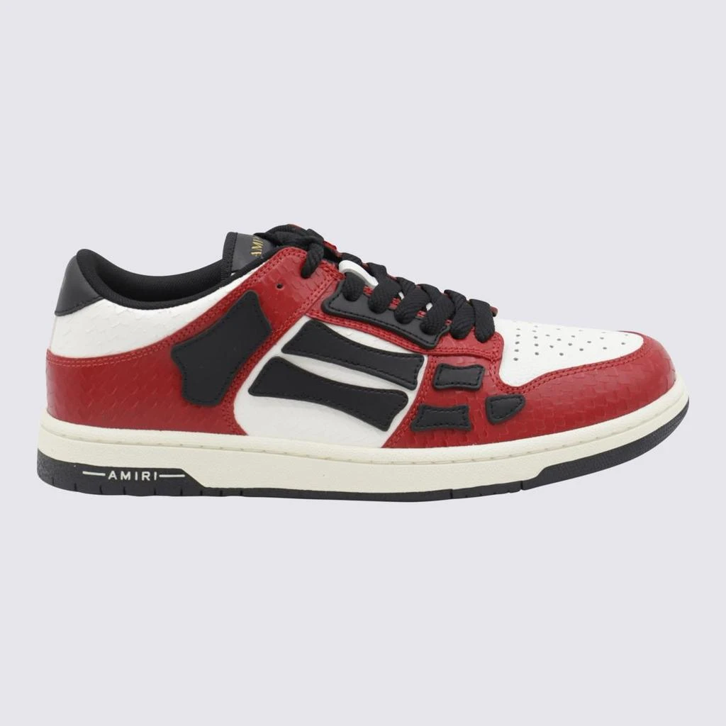 AMIRI Amiri Red And Black Leather Sneakers 1