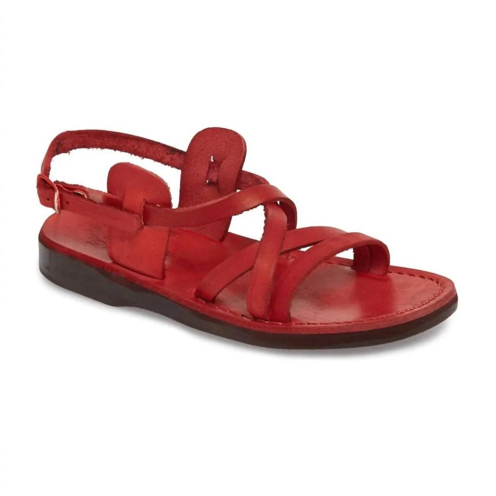 Jerusalem Sandals Jerusalem Sandals - Tzippora Leather Strappy Slingback Sandal 1