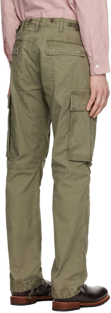 RRL Khaki Surplus Poplin Cargo Pants 3