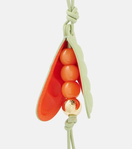 Loewe Pea Pod leather bag charm - Luggage & Travel Gear - Free