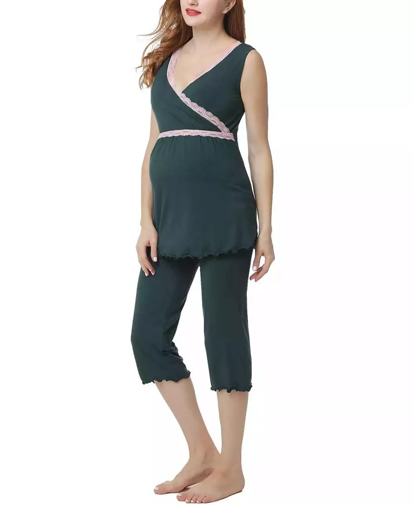 kimi + kai Kimi & Kai Penny Maternity Nursing Pajama Set 3