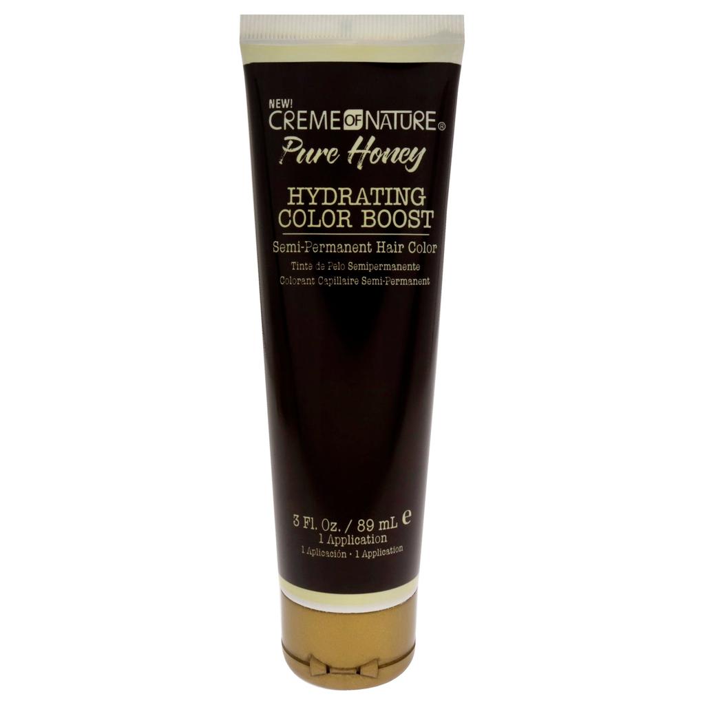 Creme Of Nature Pure Honey Hydrating Color Boost Semi-Permanent Hair Color - Dark Chocolate Brown by  for Unisex - 3 oz Hair Color