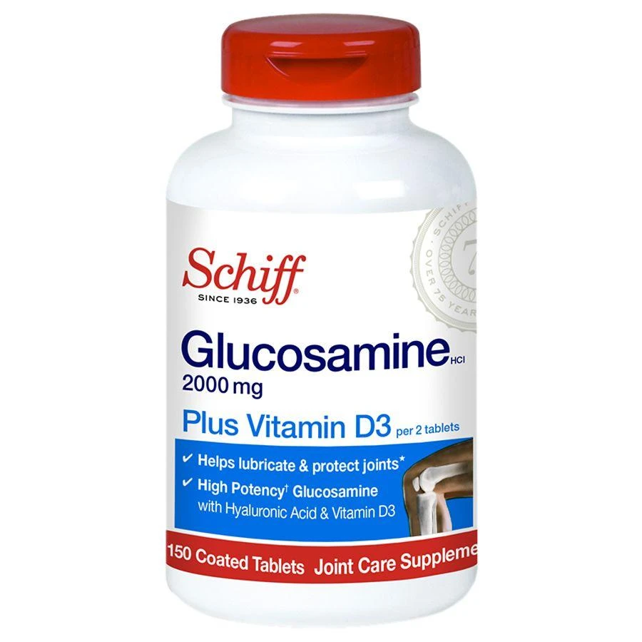 Schiff Glucosamine With Vitamin D3 And Hyaluronic Acid 1
