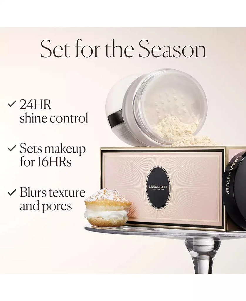 Laura Mercier 2-Pc. Indulgent Icons Translucent Loose Setting Powder & Puff Set 3