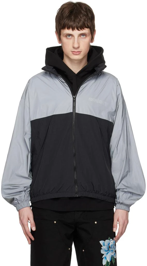 Awake NY Black & Silver Reflective Jacket 1