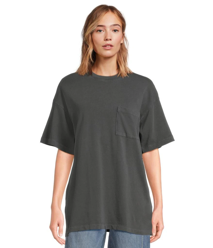 Madewell Garment-Dyed Oversized Pocket Tee 1