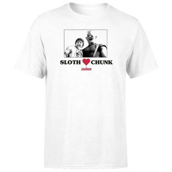 Original Hero The Goonies Sloth Love Chunk Men's T-Shirt - White 1