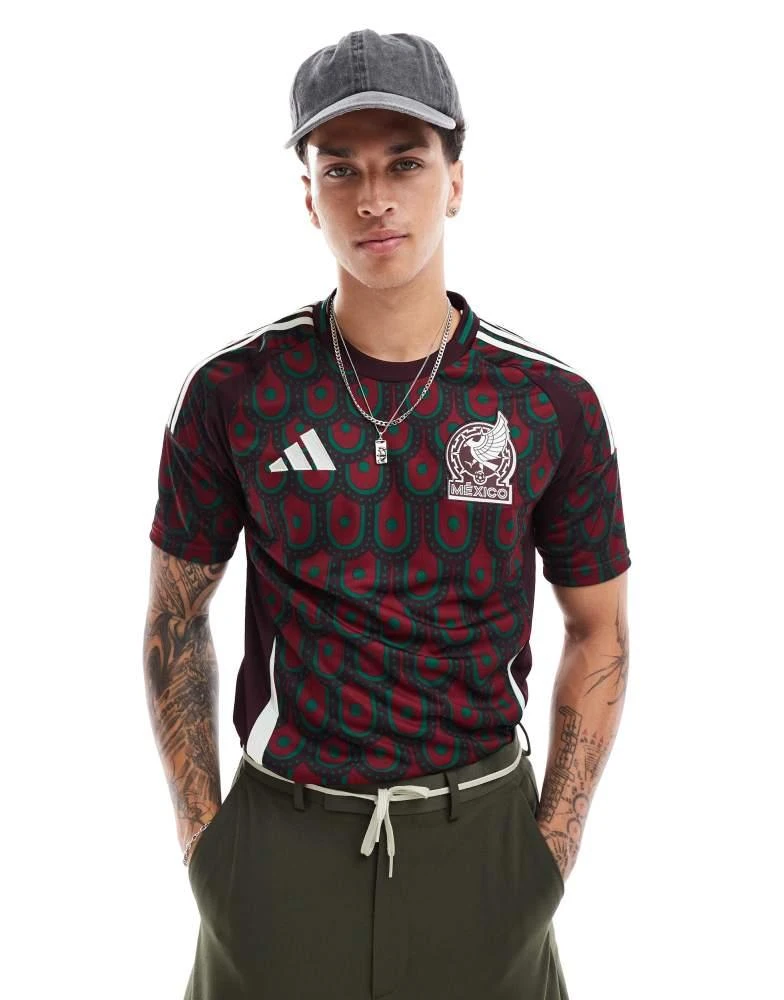 Adidas adidas Football Copa America 24/25 Mexico Home shirt in burgundy 1