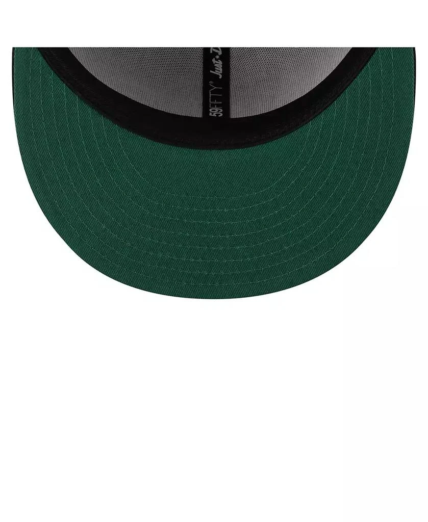 New Era x Just Don Men
s Light Beige/Black Florida Marlins Just Don x Earth Day 59FIFTY Fitted Hat 5