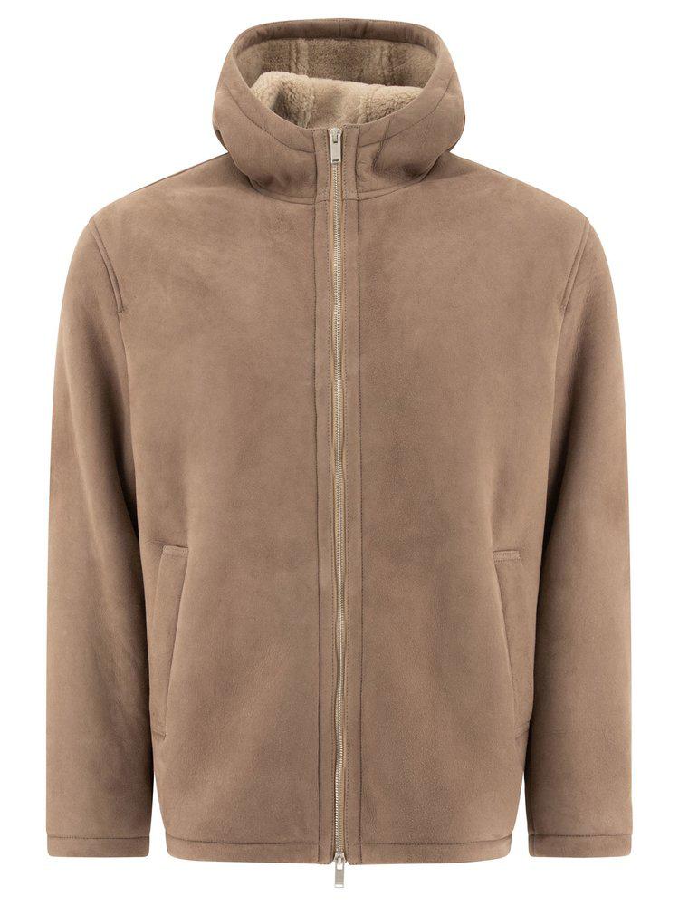 LARDINI Lardini Zip-Up Hooded Jacket