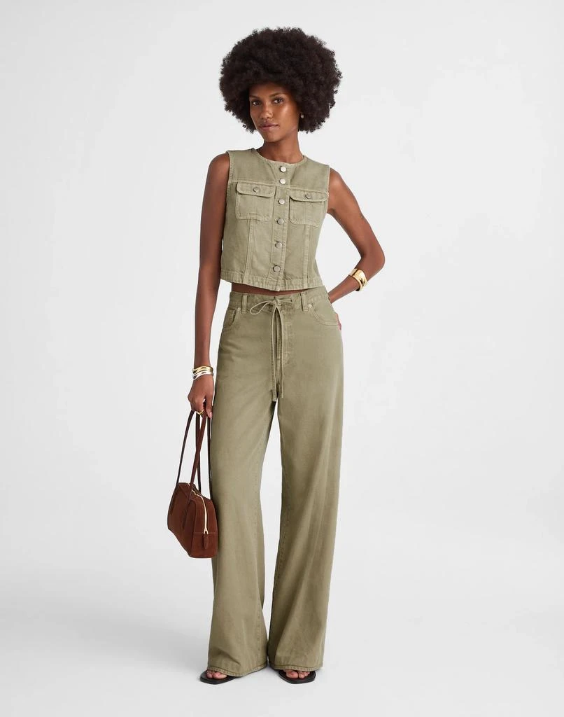 Madewell Cropped Denim Vest: Airy Denim Edition 2