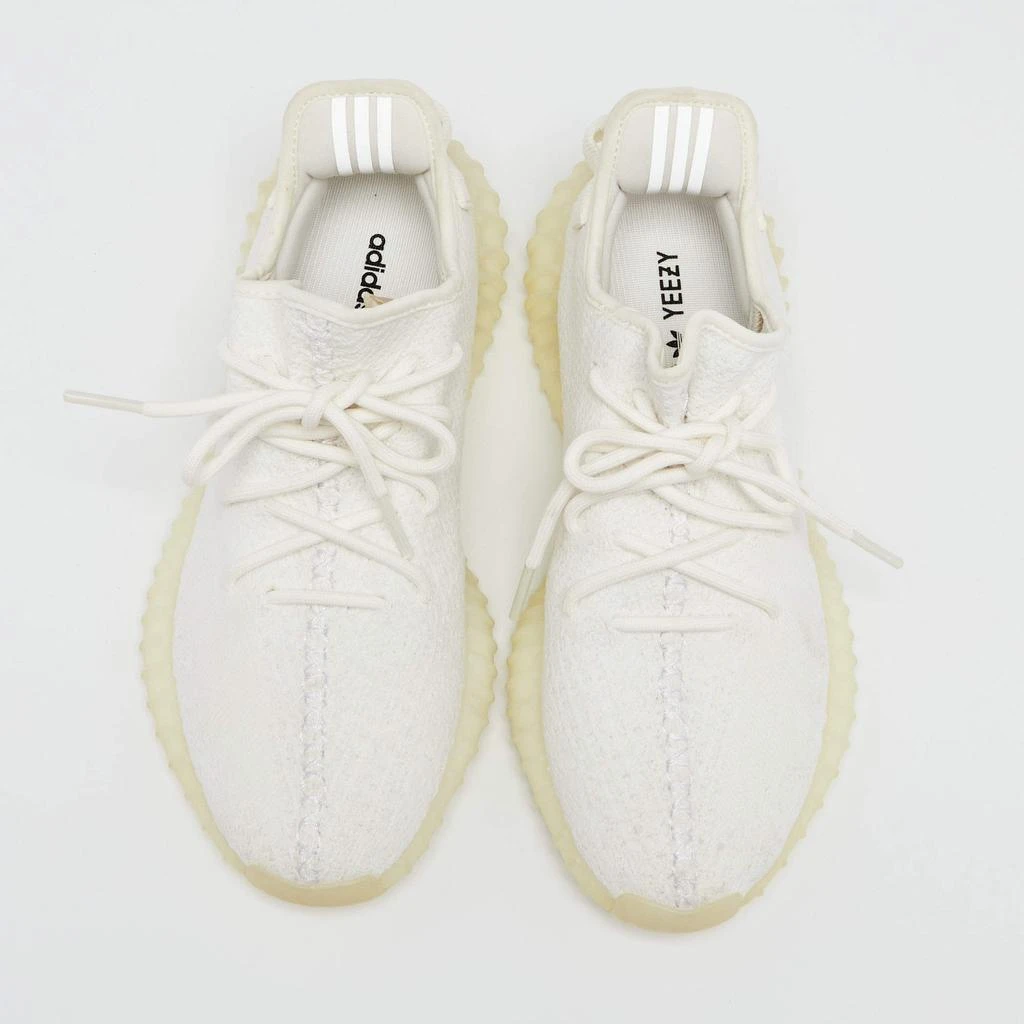 YEEZY Yeezy x Adidas White Knit Fabric Boost 350 V2 Triple White Sneakers Size 42 3