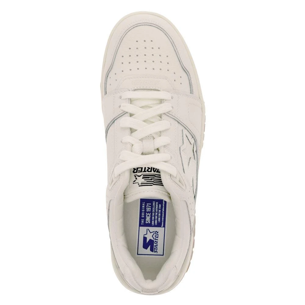 Starter Mens Fast Break Low Genuine Leather Casual Lace Up Sneaker Shoe 3