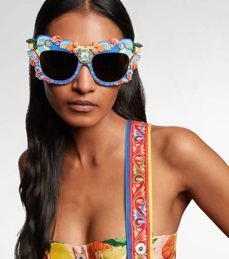 Dolce 
Gabbana Taormina square sunglasses 3