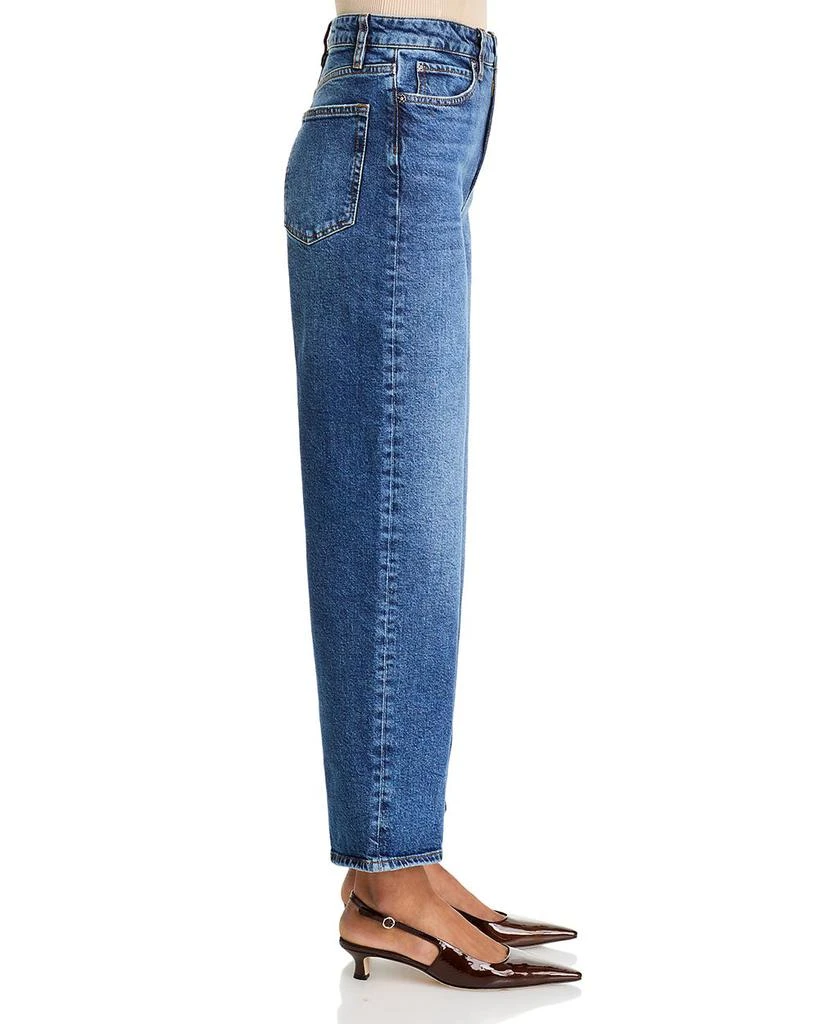 FRAME The Wide High Rise Ankle Wide Leg Jeans in Rival 4