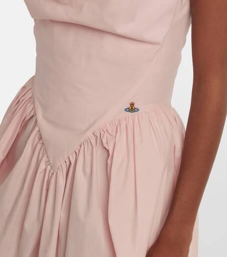 Vivienne Westwood Sunday draped satin corset dress 5