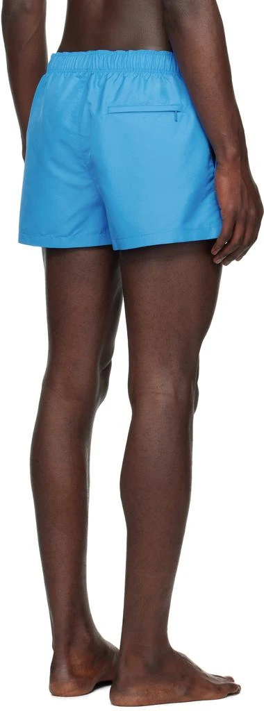Versace Blue Embroidered Medusa Swim Shorts 3