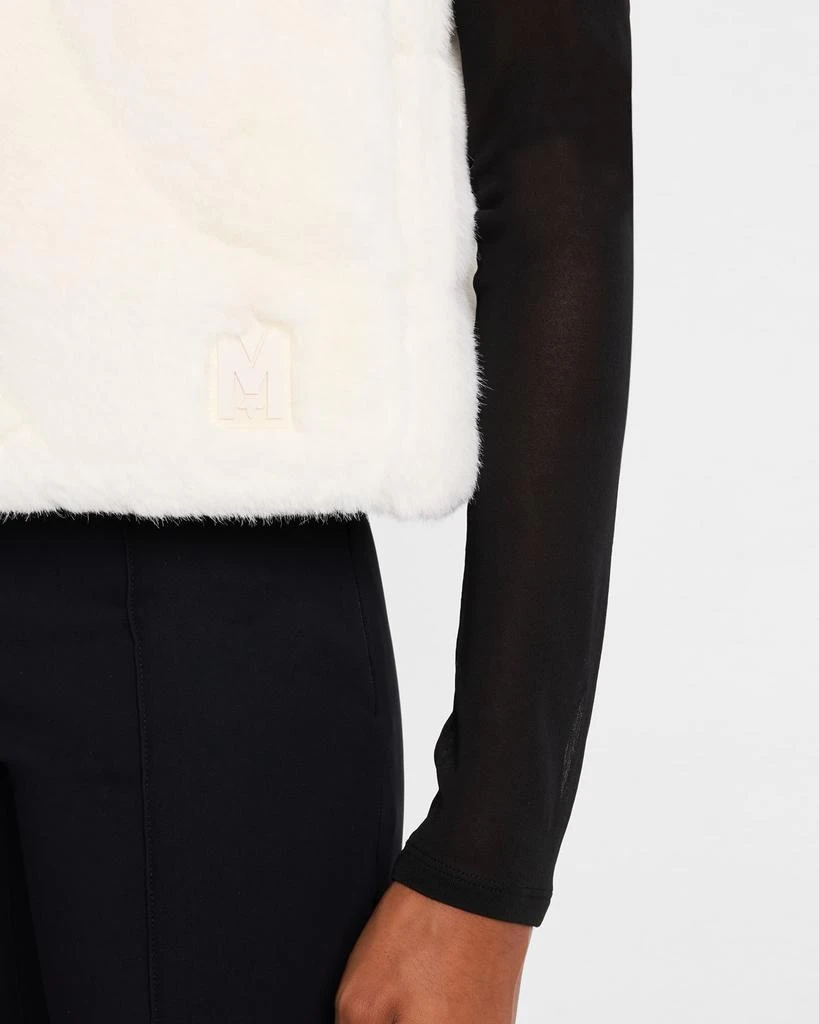 Mackage Ginny Brushed Faux Fur Quilted Vest 8