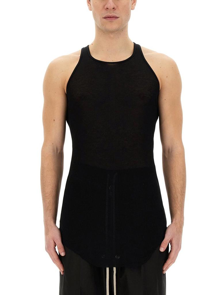 Rick Owens Blue Porterville Ziggy Banana Tank Top S - Sleep