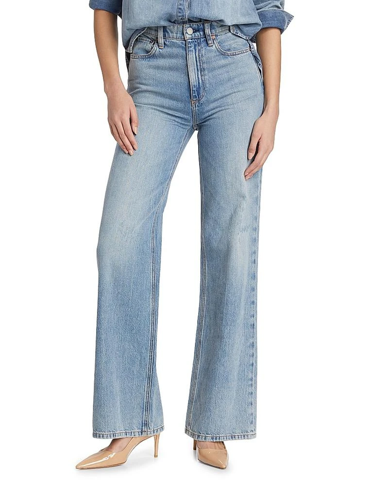 Alice + Olivia Weezy High-Rise Straight Jeans 3