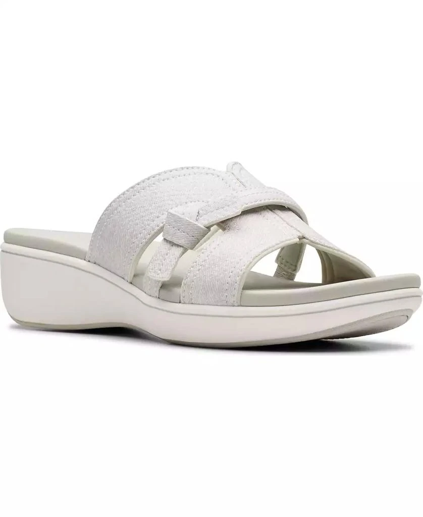 Clarks Cloudsteppers Breeze Rae Mia Slip-On Flat Sandals 1